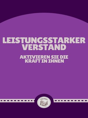 cover image of LEISTUNGSSTARKER VERSTAND